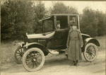 Miss Carroll, a Ware visiting nurse 1922 by Baystate Health Sciences Library