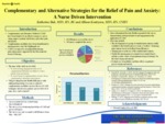 Complementary & Alternative Strategies for the Relief of Pain & Anxiety: A Nurse Driven Intervention by Katharine Bak MSN,RN, BC and Allison Kostrzewa MSN, RN, CNRN