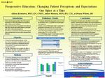 Preoperative Education: Changing Patient Perceptions and Expectations One Spine at a Time by Allison Kostrzewa MSN, RN, CNRN and Amber Monson MSN, RN, CNL