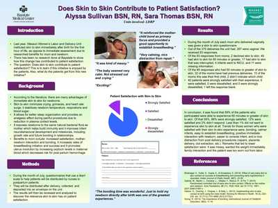 "Does skin to skin contribute to patient satisfaction?" by ...